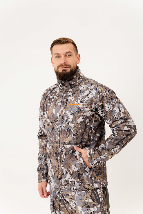 Куртка флисовая JACKET Camo SNOW   
