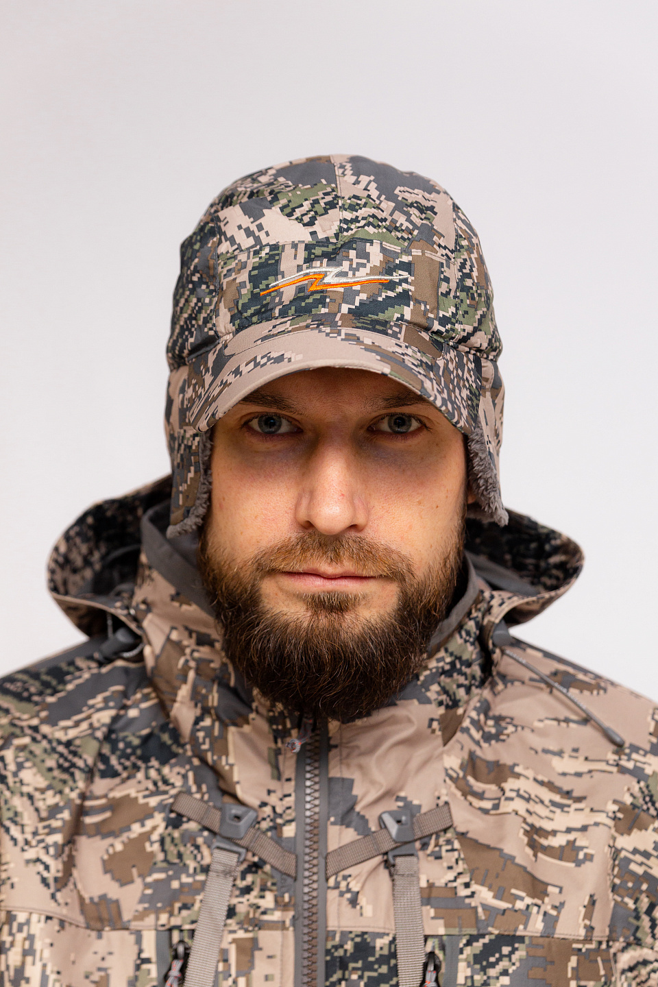 Шапка Hybrid Cap Camo Gray