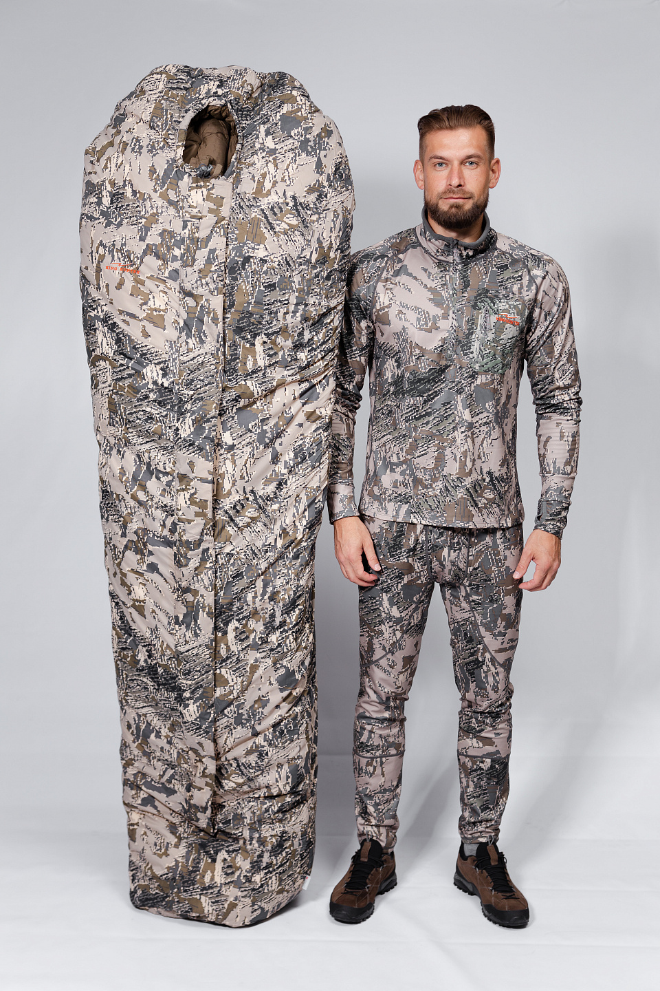 Спальный мешок NORTH CAMO GRAY
