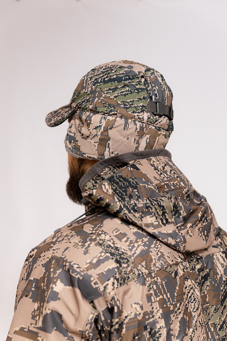 Шапка Hybrid Cap Camo Gray