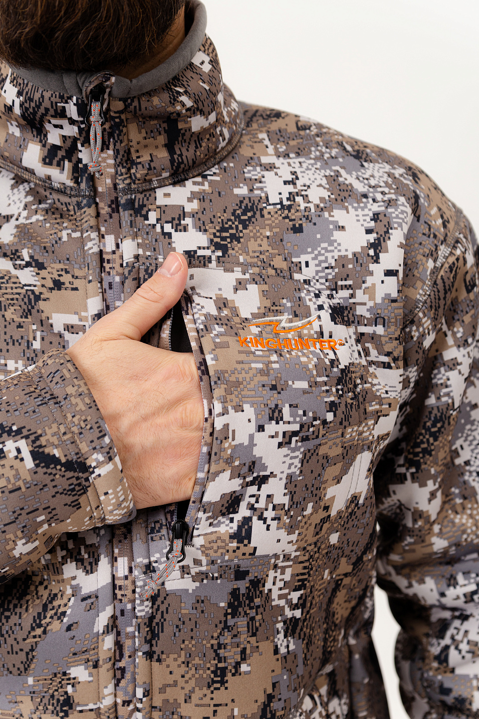 Куртка флисовая JACKET Camo SNOW