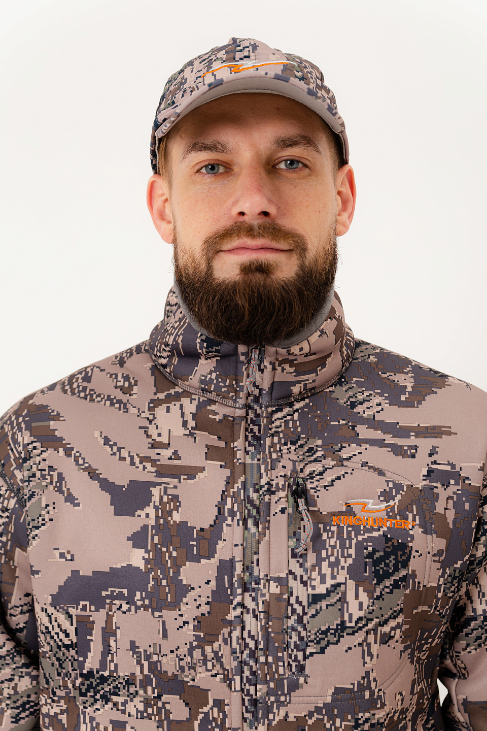 Куртка флисовая JACKET Camo Gray