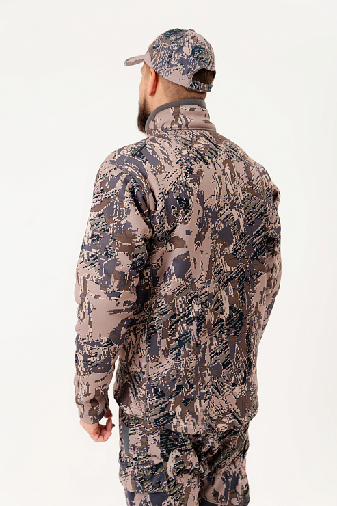 Куртка флисовая JACKET Camo Gray   