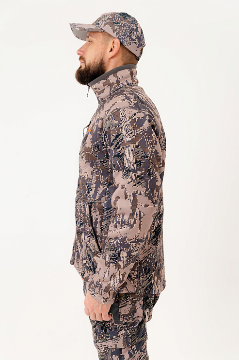 Куртка флисовая JACKET Camo Gray   