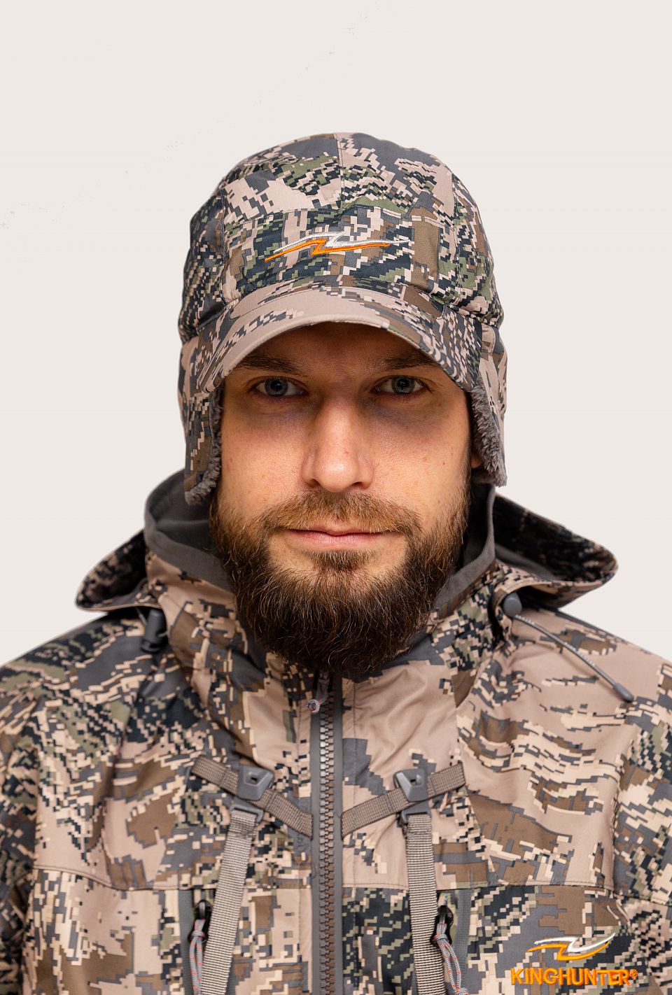 Шапка Hybrid Cap Camo Gray