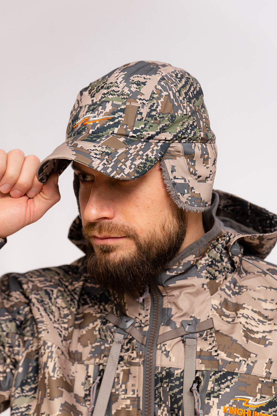 Шапка Hybrid Cap Camo Gray
