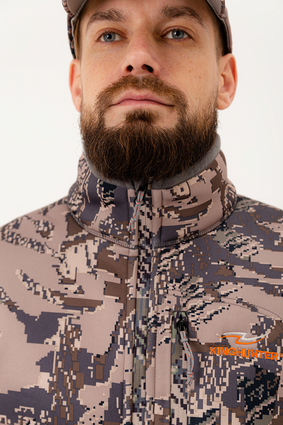 Куртка флисовая JACKET Camo Gray