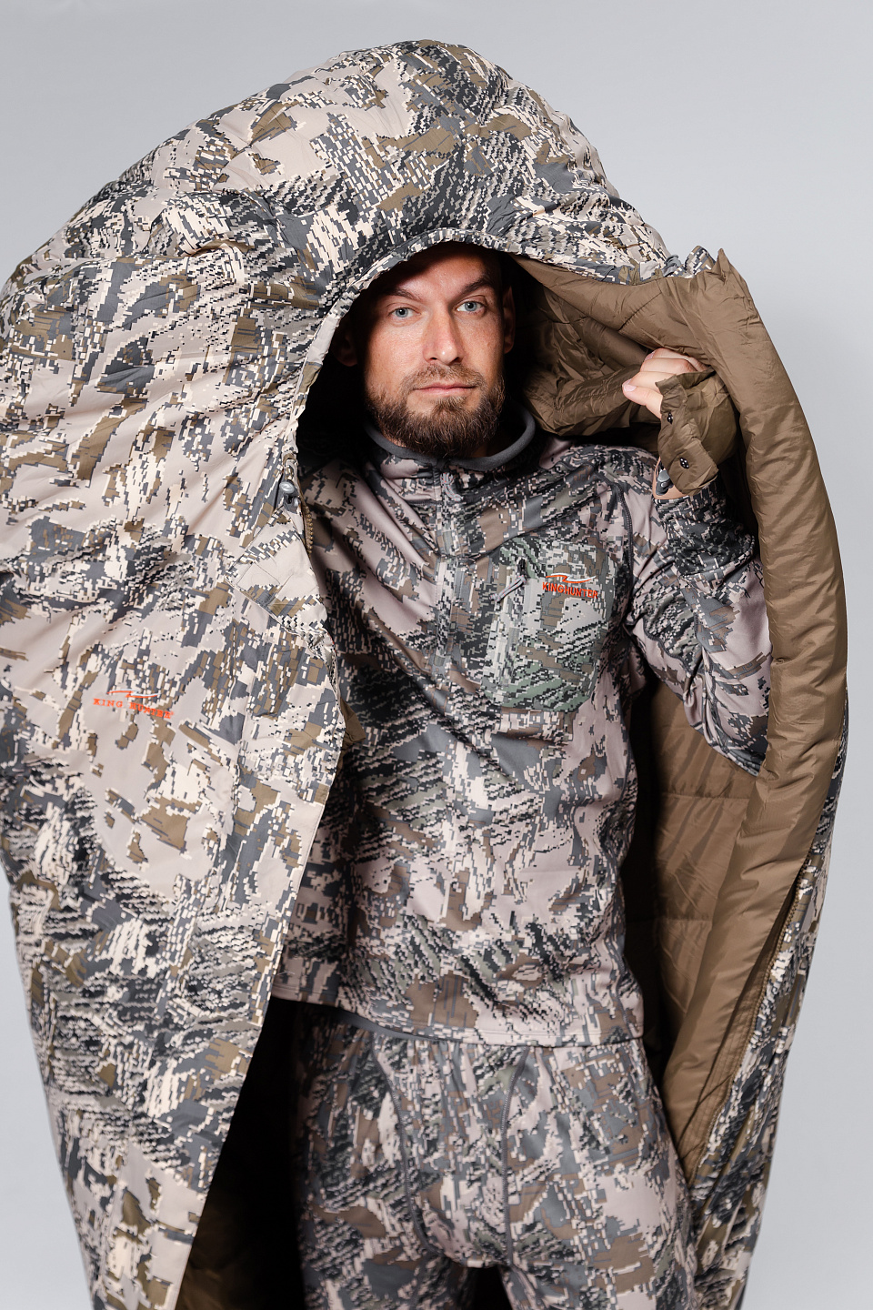 Спальный мешок NORTH CAMO GRAY