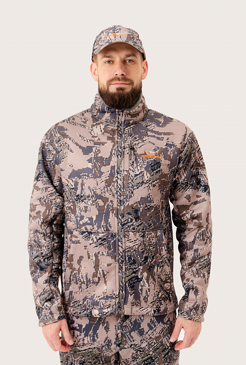 Куртка флисовая JACKET Camo Gray   