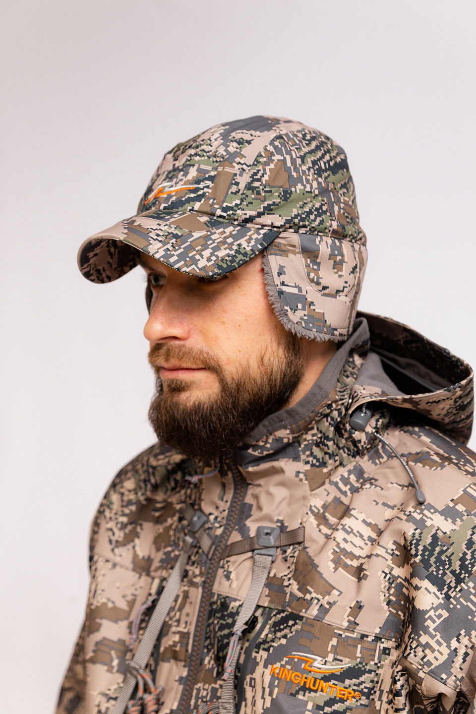 Шапка Hybrid Cap Camo Gray