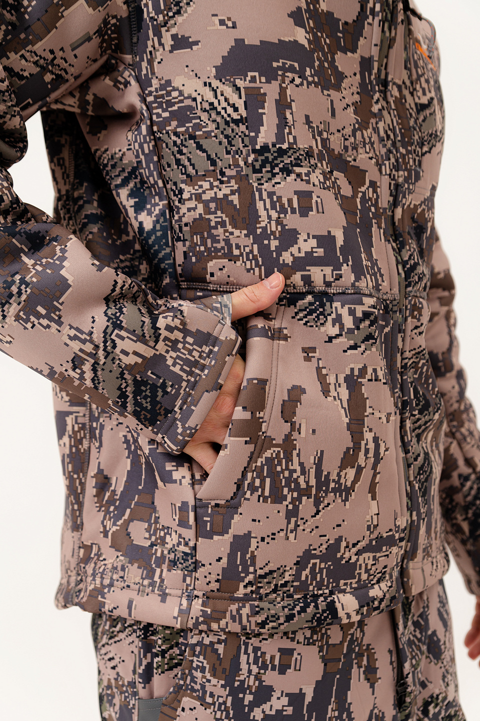 Куртка флисовая JACKET Camo Gray
