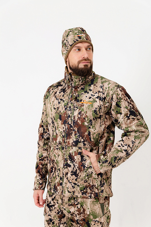 Куртка флисовая JACKET Mountain Camo   