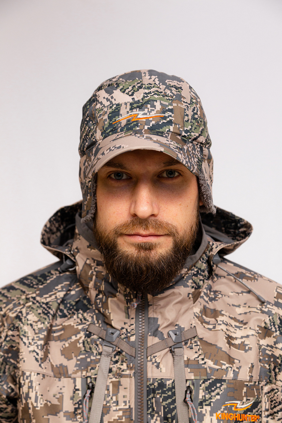 Шапка Hybrid Cap Camo Gray