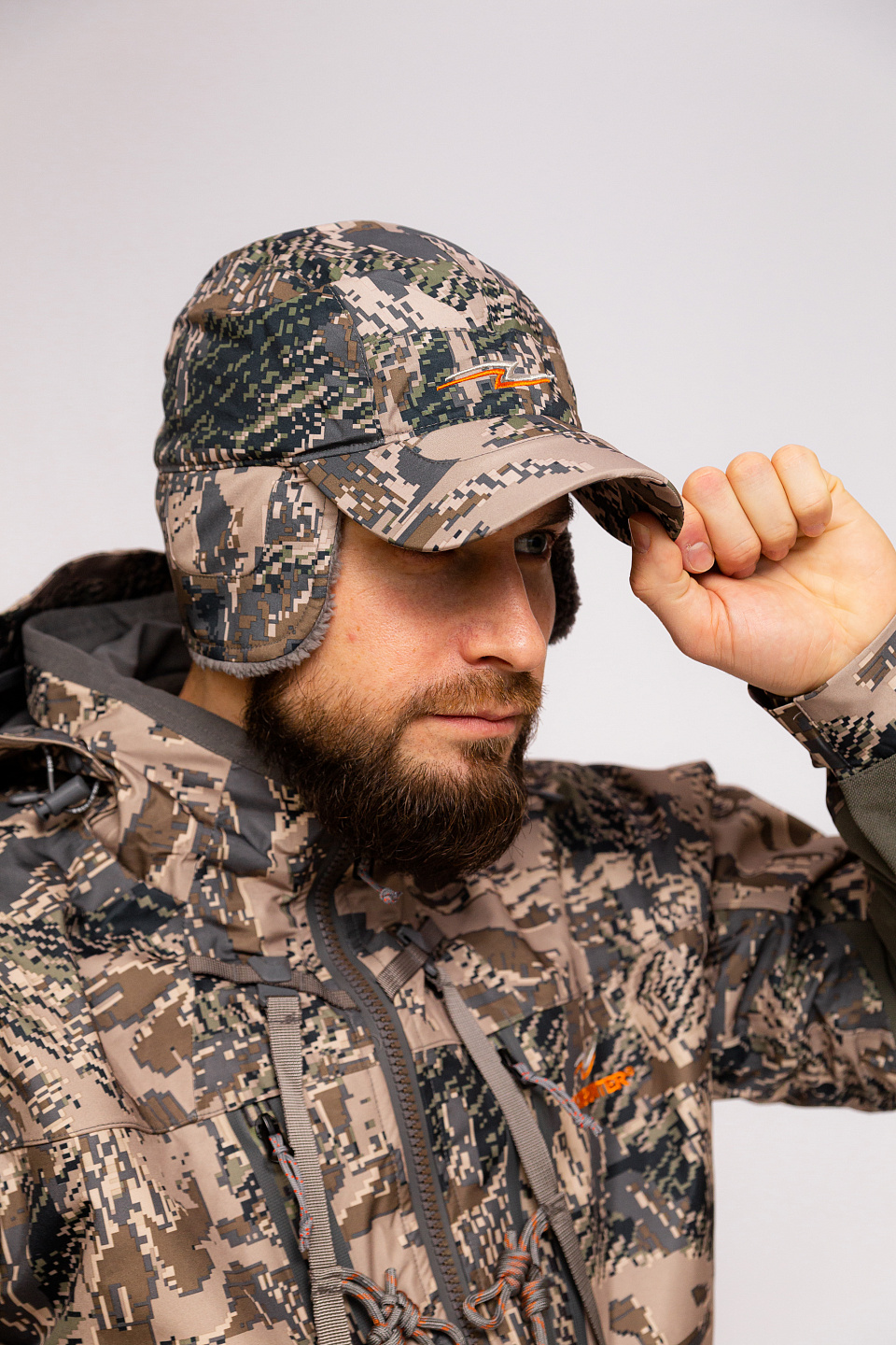 Шапка Hybrid Cap Camo Gray